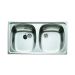 Fregadero TEKA E50 2C 1o INOX