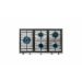 Encimera de gas Teka EX 90.1 5G AI AL DR LEFT CI BTN SS INOX BUT (NAT)
