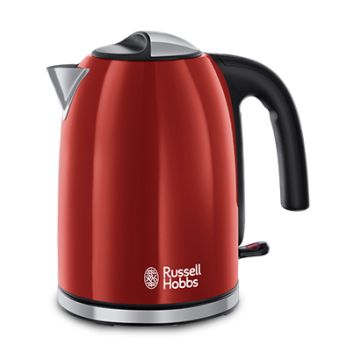 Russell Hobbs 20412-70 tetera eléctrica Negro, Rojo, Acero inoxidable