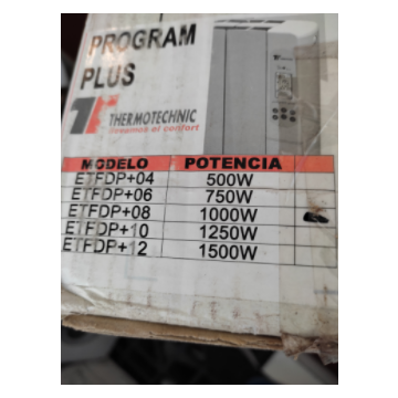 Emisor Térmico THERMOTECNICS Program Plus 1000W 